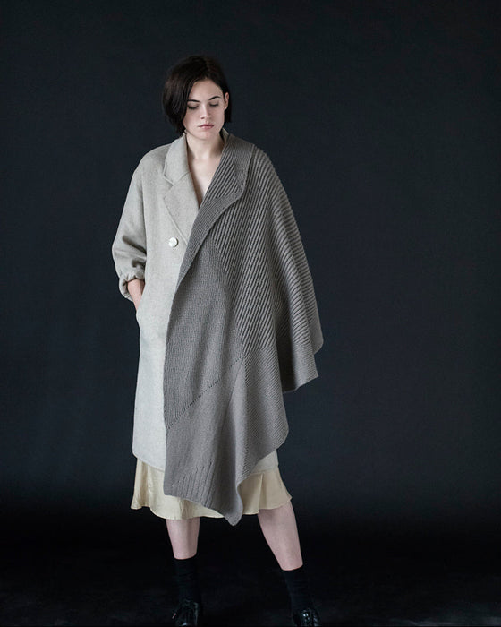 Kolding Shawl einfarbig - Strickpaket