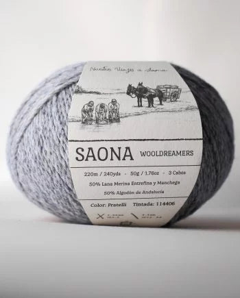 Saona - spanische Merino Wolle und Baumwolle