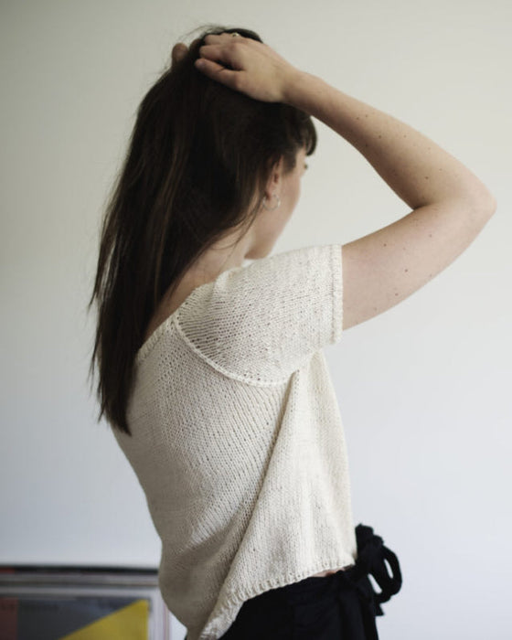 Cropped Western Tee - Strickpaket